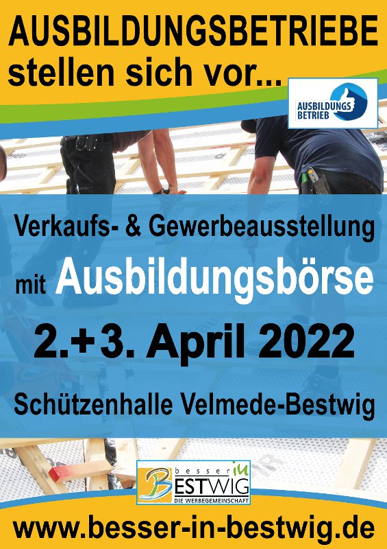 Ausbildungsbörse Bestwig in der Schützenhalle Velmede